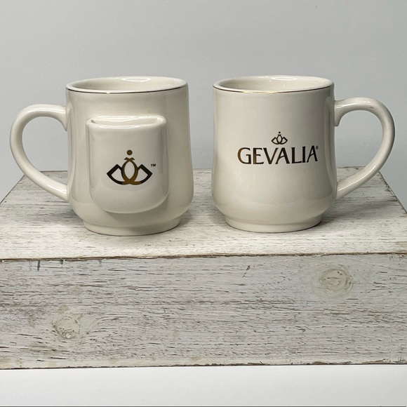 Gevalia Potbelly Mug Set of 2 - Picture 2 of 4